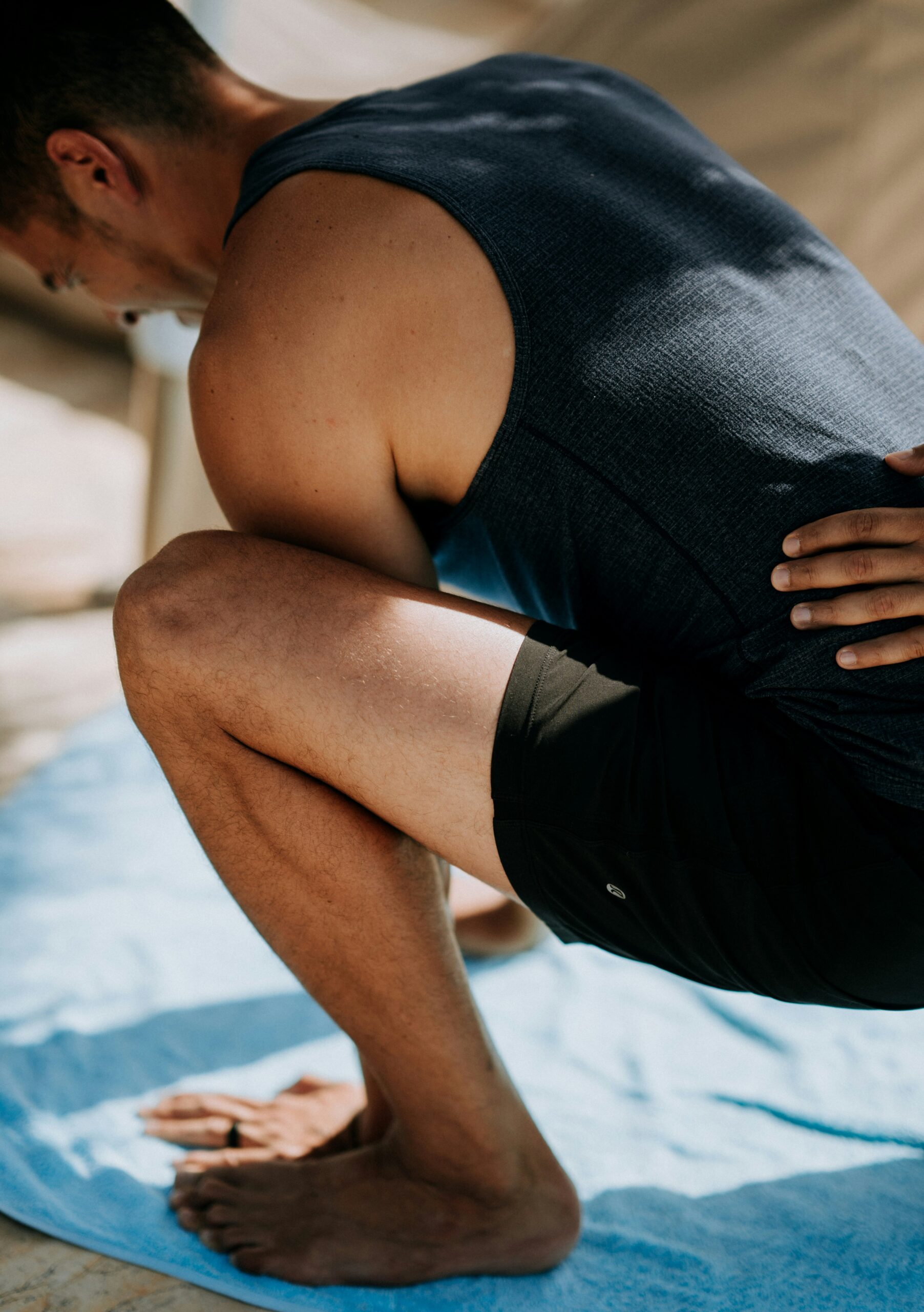 Patient with sciatica symptoms